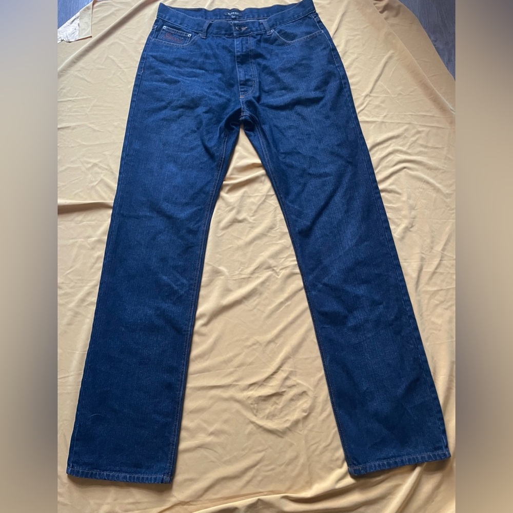 Gucci Men's Vintage denim jeans size 36/36  (54 embroidered pocket made in Italy - Picture 4 of 15